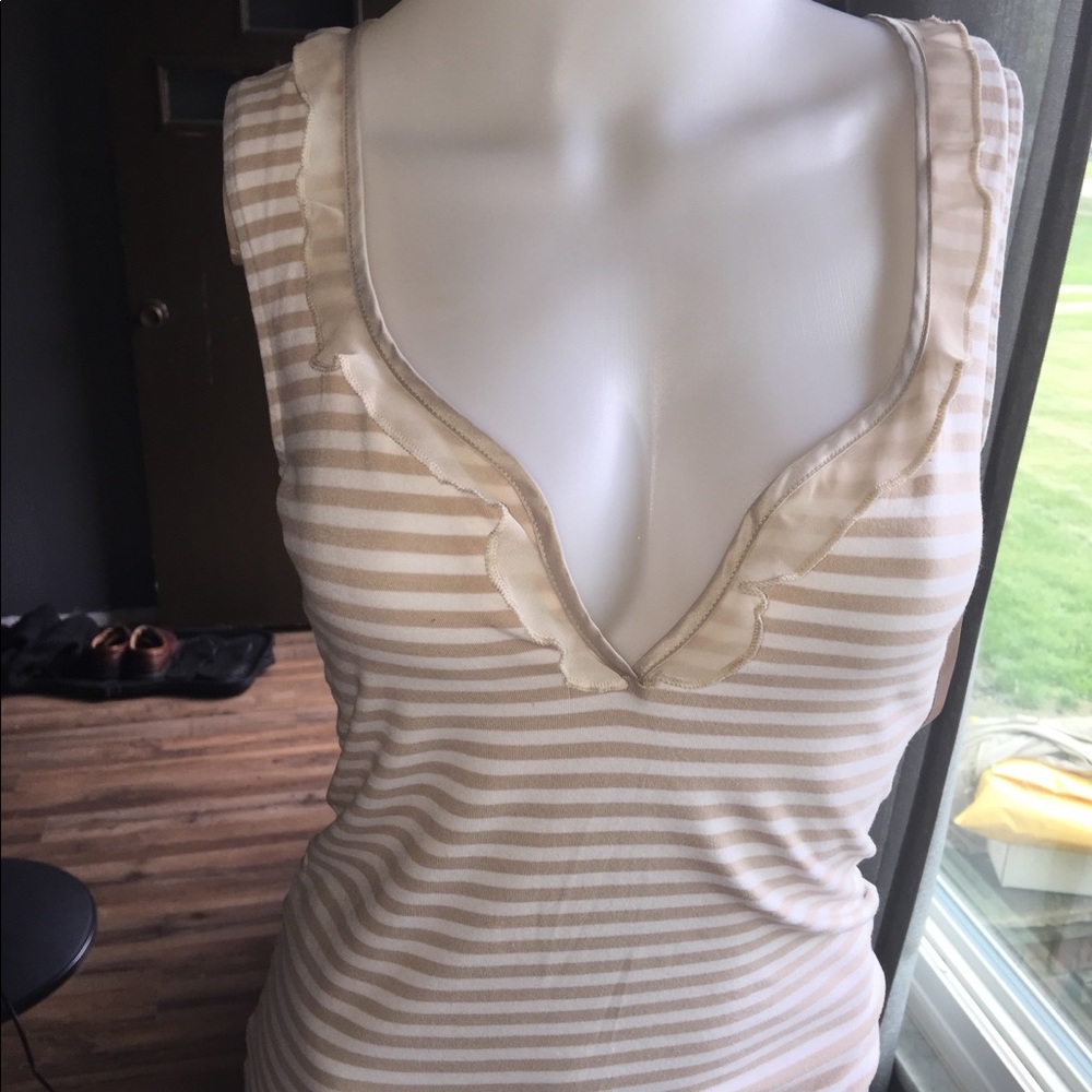 White House/Black Market striped tank